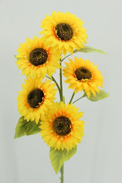 SUNFLOWER 5HEADS DIA15cm*5, L:100CM